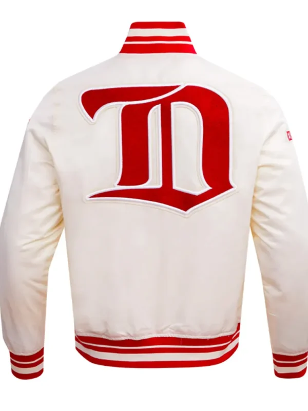 Detroit Red Wings Retro Classic Rib Satin Jacket