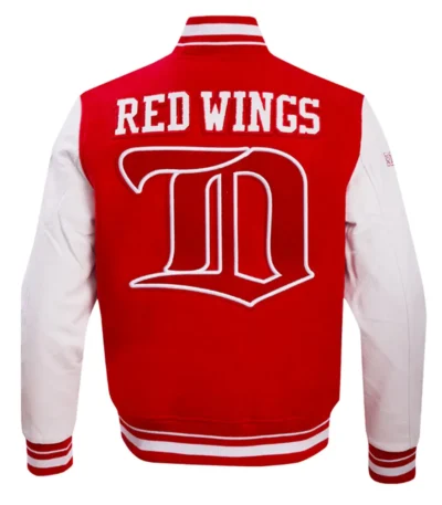 Detroit Red Wings Retro Classic Rib Varsity Jacket