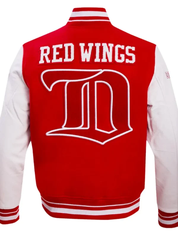 Detroit Red Wings Retro Classic Rib Varsity Jacket