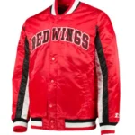 Detroit Red Wings Starter Red Satin Jacket