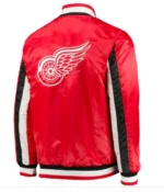 Detroit Red Wings Starter Red Satin Jacket