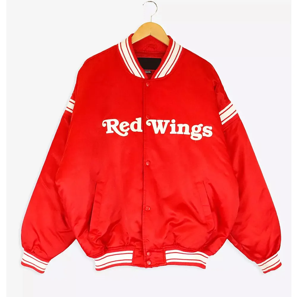 Detroit Red Wings Striped Red Jacket Detroit Red Wings Striped Red Jacket