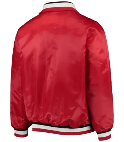 Detroit Red Wings The Captain Red Satin Jacket