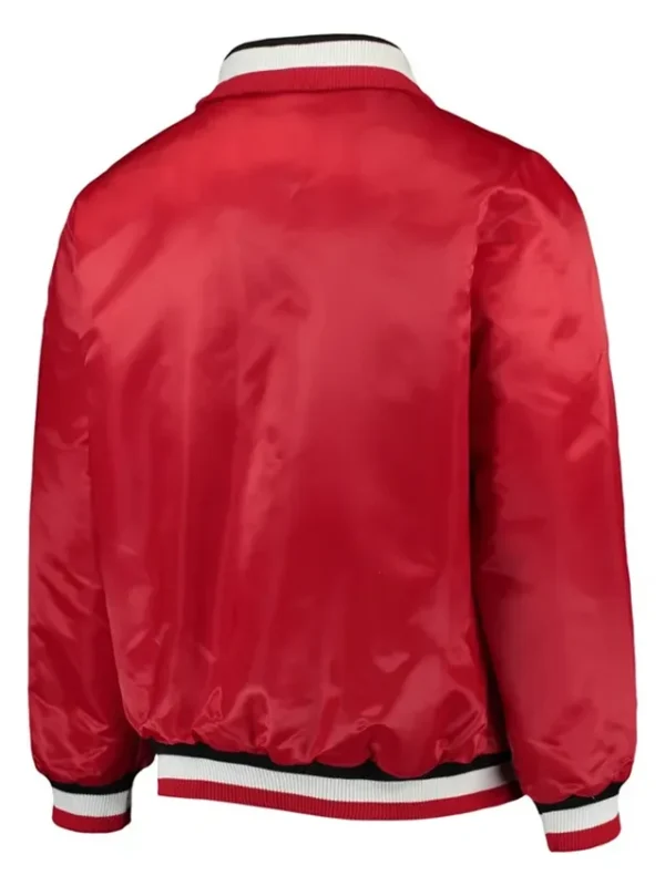 Detroit Red Wings The Captain Red Satin Jacket