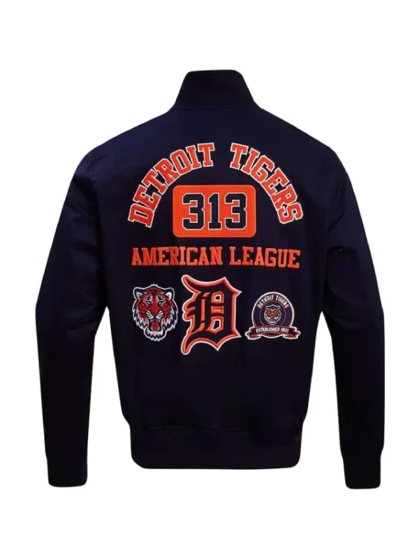 Detroit Tigers Area Code Navy Jacket
