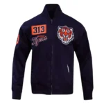 Detroit Tigers Area Code Navy Jacket