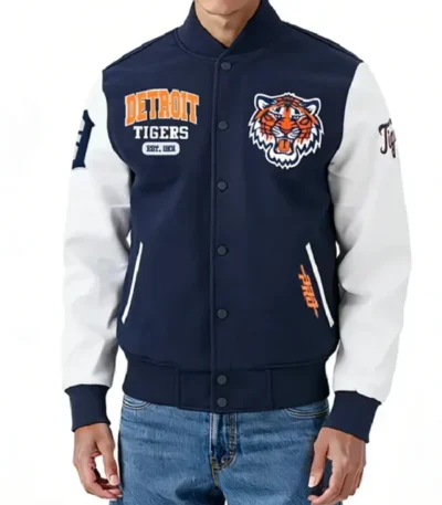 Detroit Tigers City Arch Varsity Jacket