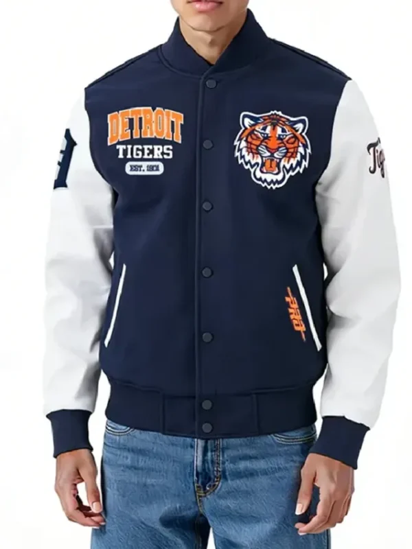 Detroit Tigers City Arch Varsity Jacket