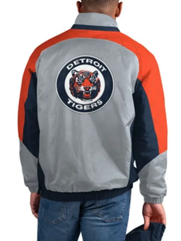 Cooperstown Detroit Tigers The Body Check Half-Zip Hooded Jacket