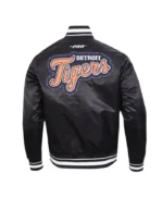 Detroit Tigers Diy Pick Stitch Classic Rib Satin Jacket
