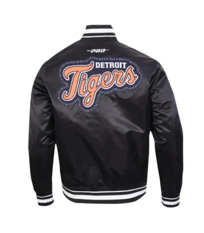 Detroit Tigers Diy Pick Stitch Classic Rib Satin Jacket