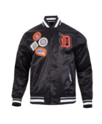 Detroit Tigers Diy Pick Stitch Classic Rib Satin Jacket