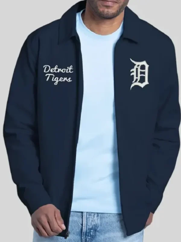 Detroit Tigers Franchise Navy Varsity Jacket