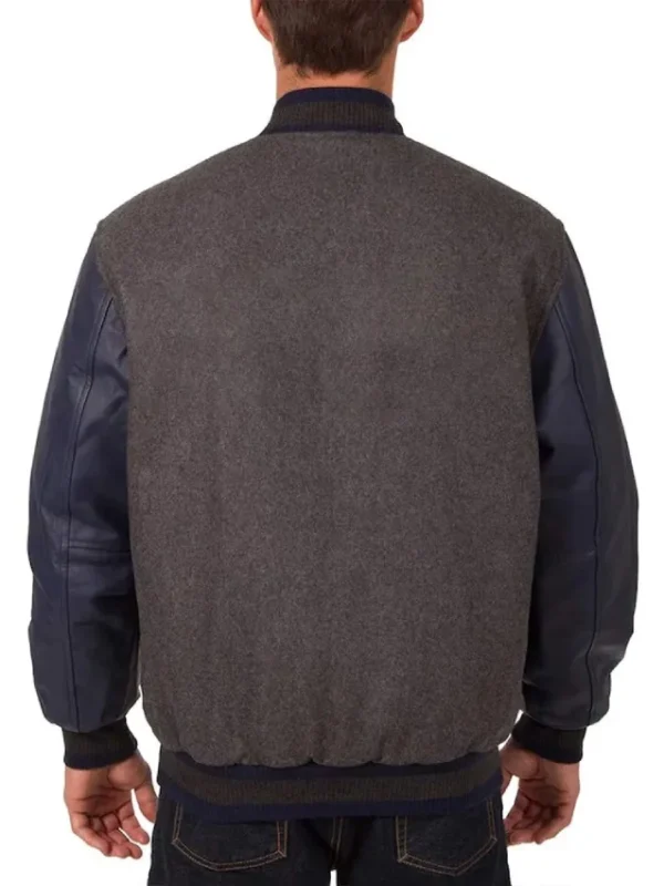 Detroit Tigers Charcoal/Navy Varsity Jacket