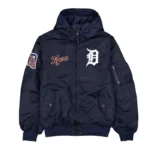Detroit Tigers Historic L-2B Hooded Bomber Jacket
