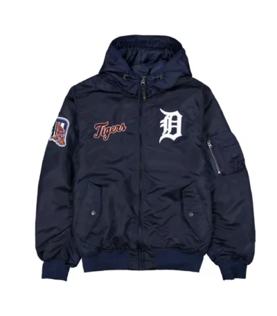 Detroit Tigers Historic L-2B Hooded Bomber Jacket
