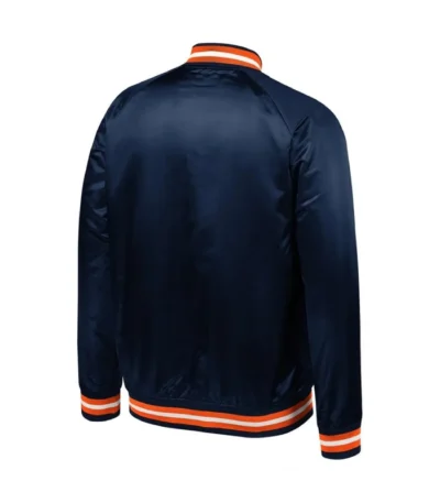 Detroit Tigers Lightweight Navy Satin Jacket