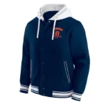 Detroit Tigers Navy Cotton Hooded Jacket