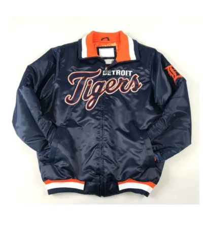 Detroit Tigers Script Navy Jacket