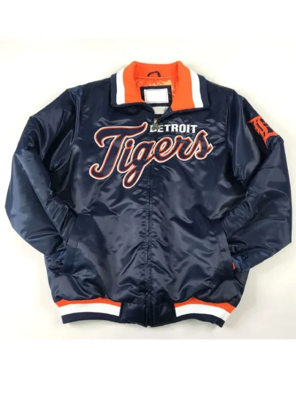 Detroit Tigers Script Navy Jacket