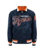 Detroit Tigers Script Navy Jacket