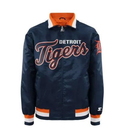 Detroit Tigers Script Navy Jacket