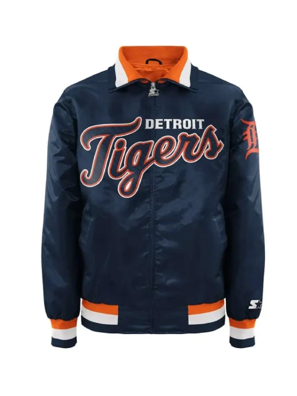 Detroit Tigers Script Navy Jacket