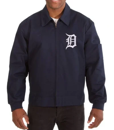 Detroit Tigers Workwear Navy Jacket