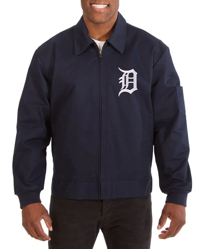 Detroit Tigers Workwear Navy Jacket Detroit Tigers Workwear Navy Jacket