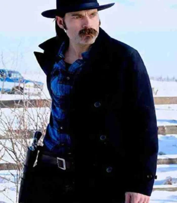 Doc Holliday Wynonna Earp Black Pea Coat