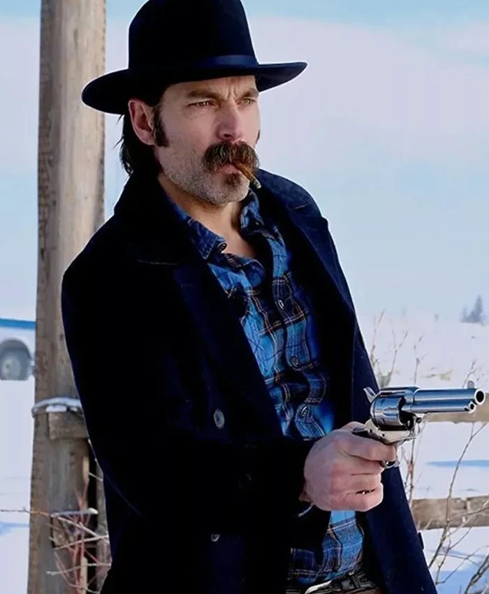 Doc Holliday Wynonna Earp Black Pea Coat Doc Holliday Wynonna Earp Black Pea Coat