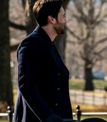 Dr. Max Goodwin New Amsterdam Black Peacoat