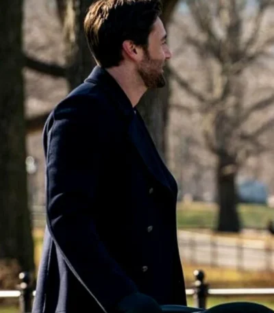 Dr. Max Goodwin New Amsterdam Black Peacoat