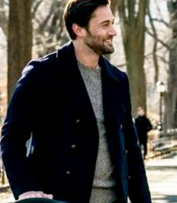Dr. Max Goodwin New Amsterdam Black Peacoat