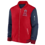 Dugout LA Angels Collection Red/Navy Bomber Jacket