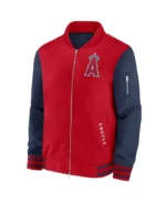 Dugout LA Angels Collection Red/Navy Bomber Jacket