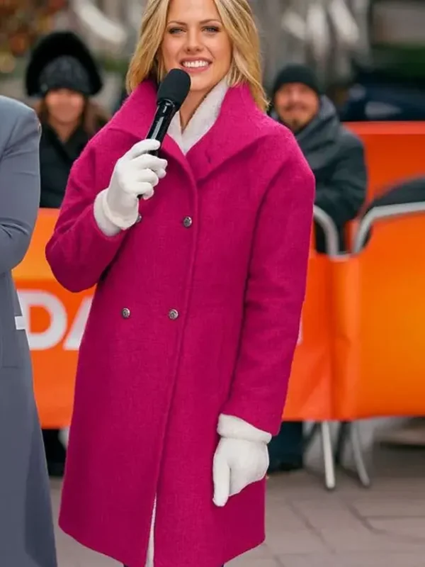 Dylan Dreyer The Today Show Pink Coat