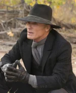 Ed Harris Westworld S1 E4 Black Blazer Coat