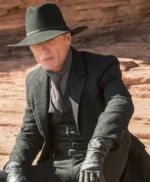 Ed Harris Westworld S1 E4 Black Blazer Coat