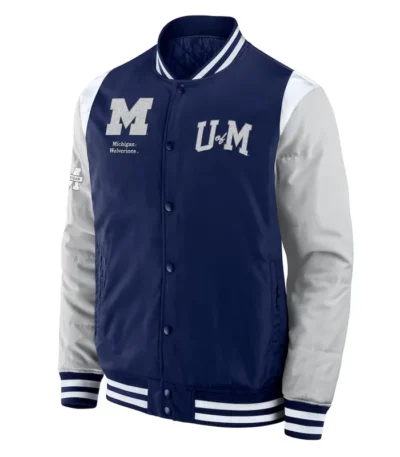 Elements Elite Michigan Wolverines Navy Jacket