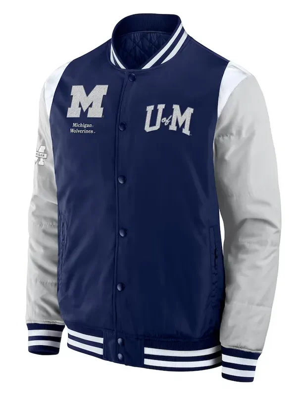 Elements Elite Michigan Wolverines Navy Jacket