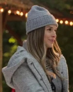 Elise Gatien Virgin River S05 Grey Hooded Coat