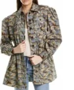Elizabeth Hendrickson The Young and The Restless Camouflage Jacket
