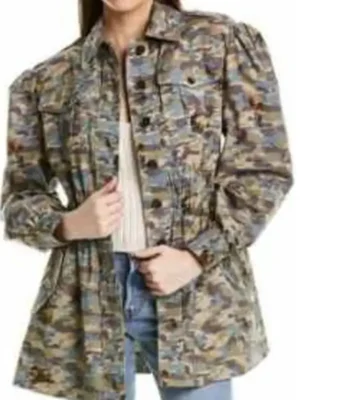 Elizabeth Hendrickson The Young and The Restless Camouflage Jacket