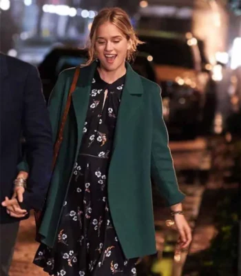 Elizabeth Lail You Green Trench Coat