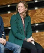 Elizabeth Lail You Green Trench Coat