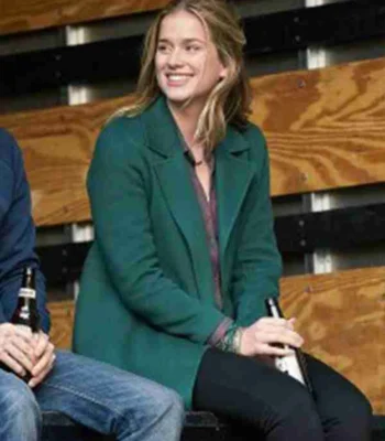 Elizabeth Lail You Green Trench Coat