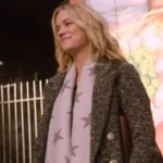 Elizabeth Lail You S02 Guinevere Beck Grey Trench Coat