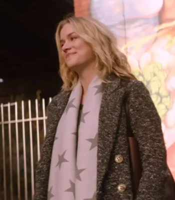 Elizabeth Lail You S02 Guinevere Beck Grey Trench Coat