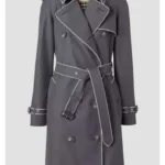 Faith Mitchell Will Trent Grey Trench Coat